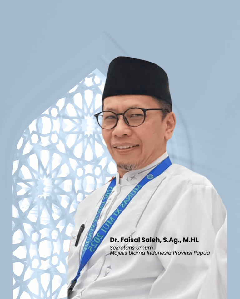 Dr Faisal Sekum MUI Papua
